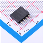 1x4P 間距P=2.54mm——KH-2.54FH90-1X4P-H8.5