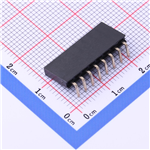 排母2.54mm 1x8P  KH-2.54FH90-1X8P-H8.5