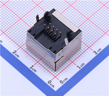 RJ45 8P8C短體平全銅——KH-RJ45-56-8P8C